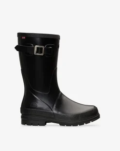 Vendela Black Rubber Boot
