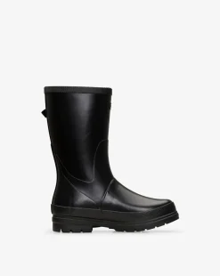 Vendela Black Rubber Boot